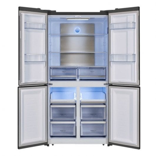 Cecotec Bolero CoolMarket 4D 490 Frigorífico Americano No Frost E Acero Inoxidable