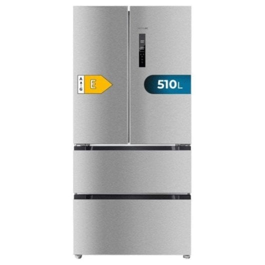 Cecotec Bolero CoolMarket FD 510 Frigorífico Americano 4 Puertas No Frost E Acero Inoxidable