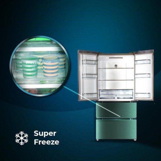 Cecotec Bolero CoolMarket FD 510 Frigorífico Americano 4 Puertas No Frost E Acero Inoxidable