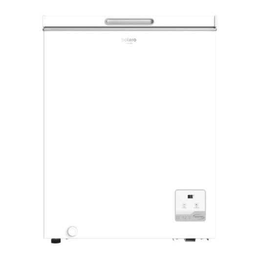Congelador Cecotec Bolero CoolMarket Chest 142 White E 142L Inverter Plus Display E