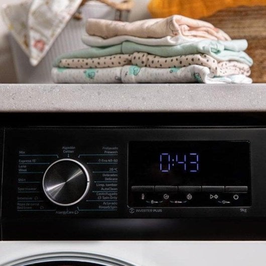 Lave-linge Cecotec Bolero DressCode 10500 Hublot 10 kg 1400 rpm A Blanc Vapeur Inverter