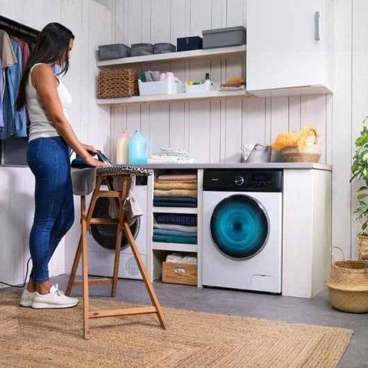 Lave-linge Cecotec Bolero DressCode 10500 Hublot 10 kg 1400 rpm A Blanc Vapeur Inverter