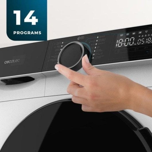 Lave-linge Cecotec Bolero DressCode 121000 Hublot 12kg 1400rpm A Blanc Silence Vapeur