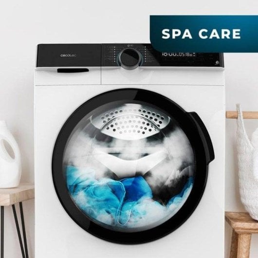 Lave-linge Cecotec Bolero DressCode 121000 Hublot 12kg 1400rpm A Blanc Silence Vapeur