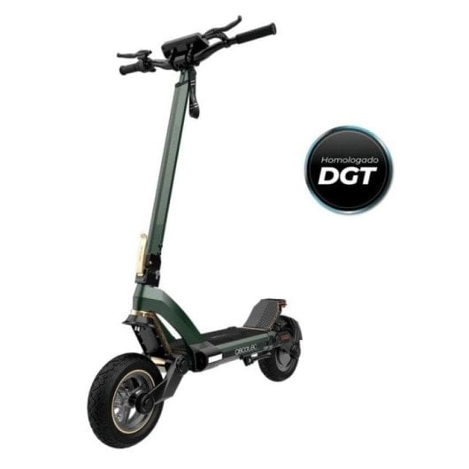 Patinete elétrico Cecotec Bongo Serie Z 500W Autonomia 50km Rodas Off Road 10.5" Suspensão Verde