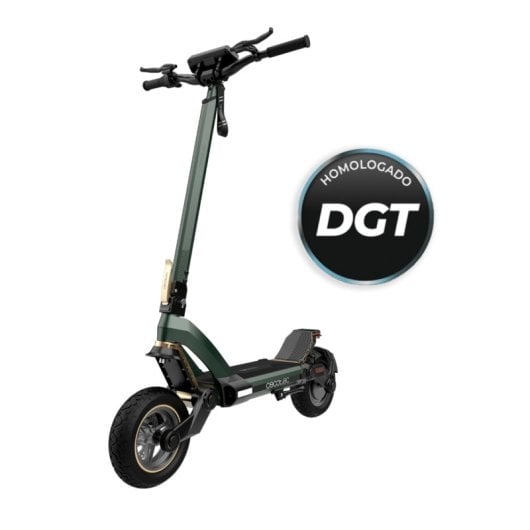 Patinete elétrico Cecotec Bongo Serie Z 500W Autonomia 50km Rodas Off Road 10.5" Suspensão Verde