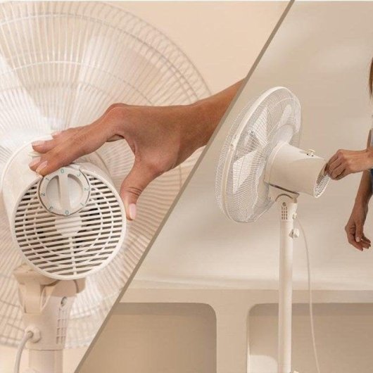 Ventoinha de Pé e Sobremesa Cecotec EnergySilence 535 40W 40cm 3 Velocidades Oscilação Silenciosa