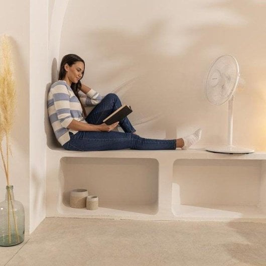 Ventilatore Cecotec EnergySilence 535 2in1 40W 3 Velocità Oscillante 40 cm Bianco