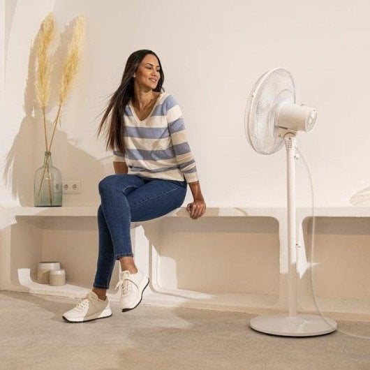 Ventilatore Cecotec EnergySilence 535 2in1 40W 3 Velocità Oscillante 40 cm Bianco