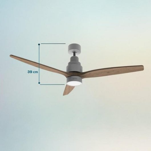 Cecotec EnergySilence Aero 5300 White&Wood Design Ventilador de Techo con Luz 30W Madera