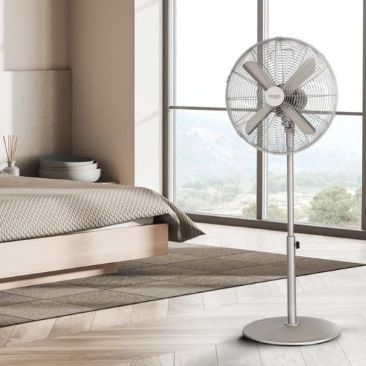 Cecotec EnergySilence 610 Steelstyle Ventilador de Pie 50W Acero Inoxidable