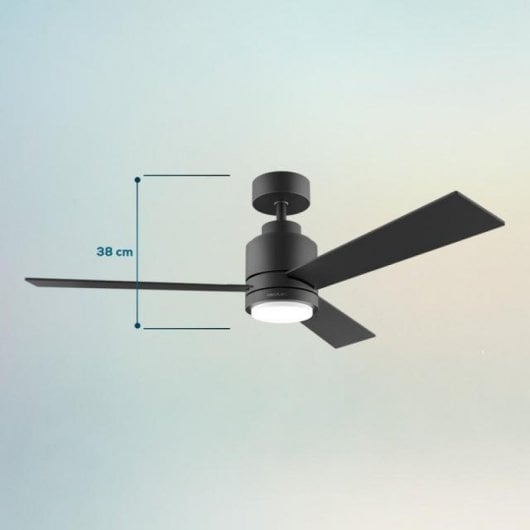Cecotec EnergySilence Aero 4850 Style Ventilador de Techo con Luz 30W Negro