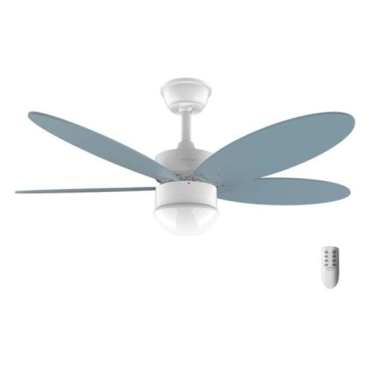 Ventilador Cecotec EnergySilence Aero 4260 Azul techo DC LED 42" 6 velocidades mando