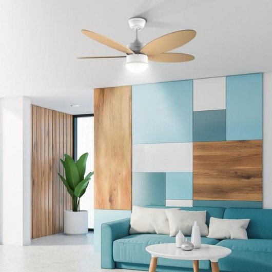 Cecotec EnergySilence Aero 4260 Ventilador de Techo 40W con Luz Naranja