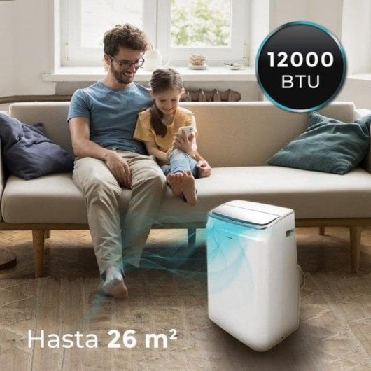 Climatiseur portable Cecotec ForceClima 12800 Soundless Heating Connected Wi-Fi 12000 BTU
