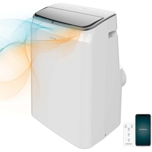Cecotec ForceClima 14800 Soundless Aire Acondicionado Portátil con Bomba de Calor 3500 Frigorías