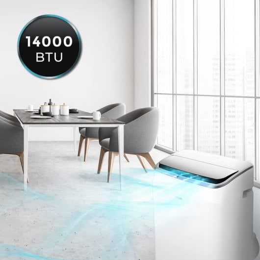 Cecotec ForceClima 14800 Soundless Aire Acondicionado Portátil con Bomba de Calor 3500 Frigorías