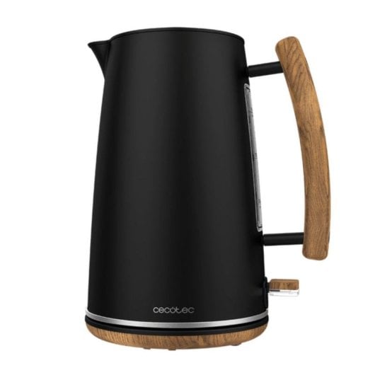Chaleira Elétrica Cecotec Thermosense 400 Black Woody 1,7L 3000W Aço Inox Base 360°