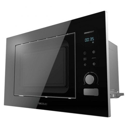 Cecotec GrandHeat 2090 Microonde Integrabile da Incasso con Grill 21L 1200W Nero