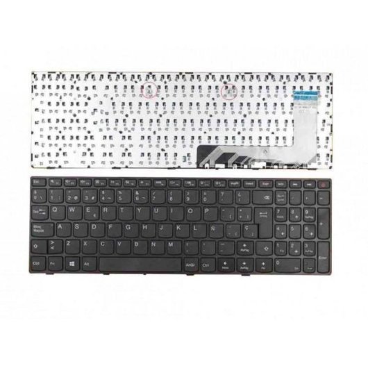 Teclado Portátil Portatilmovil para Lenovo IdeaPad 110-15ISK/17ACL/17IKB/17ISK Español Negro