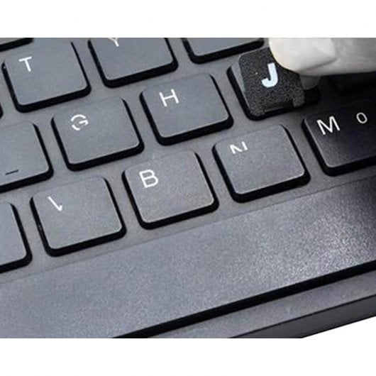 Aufkleber zum Konvertieren der Tastatur in die englische Sprache, weiß