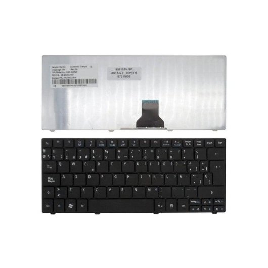 Teclado Portátil Acer One 721 722 751 753 NSK-AQ10S