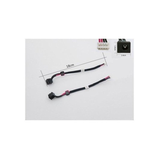 Conector DC Jack para Portátil Toshiba Satellite A200 A205 A210 A300 A305 L505 L655