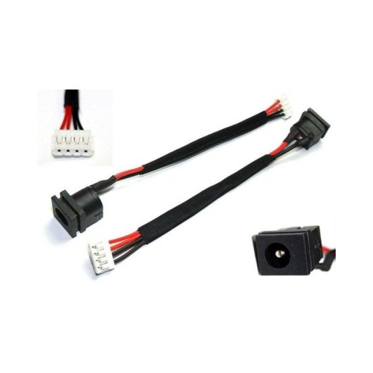 Conector DC Jack para Portátil Toshiba Satellite A200 A205 A210 A300 A305 L505 L655