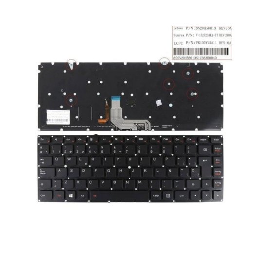 Teclado para Portátil Lenovo Yoga 900 900-13ISK 900-13ISK2