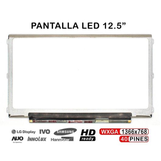 Pantalla LED 12.5" para portátil Portatilmovil Thinkpad X220 X230 Dell Latitude E6220 E6230