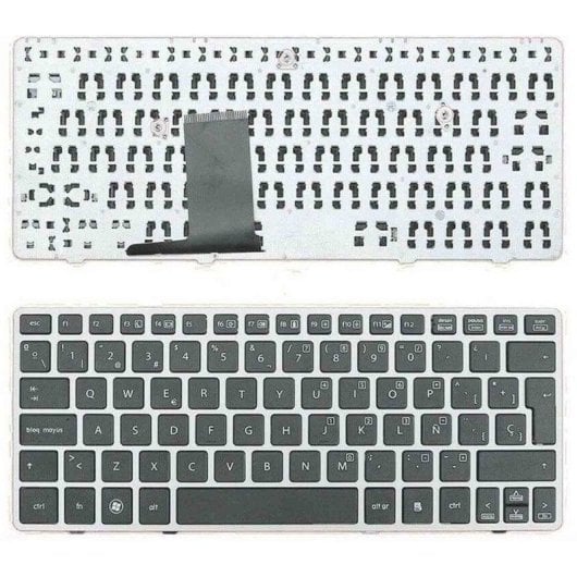 Teclado Portátil HP Elitebook 2560p 2570p Marco Plata