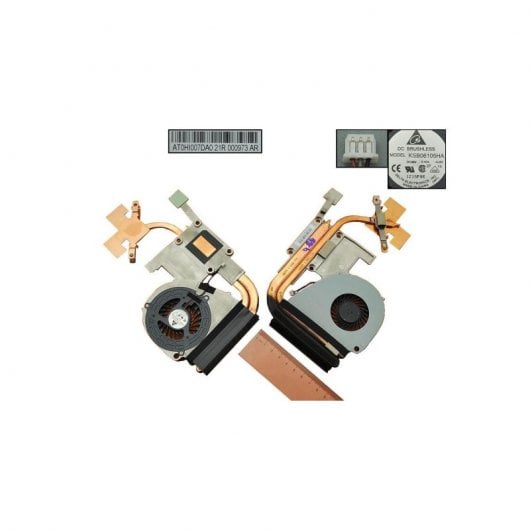 Ventilateur pour ordinateur portable Acer Aspire 5750 avec dissipateur thermique