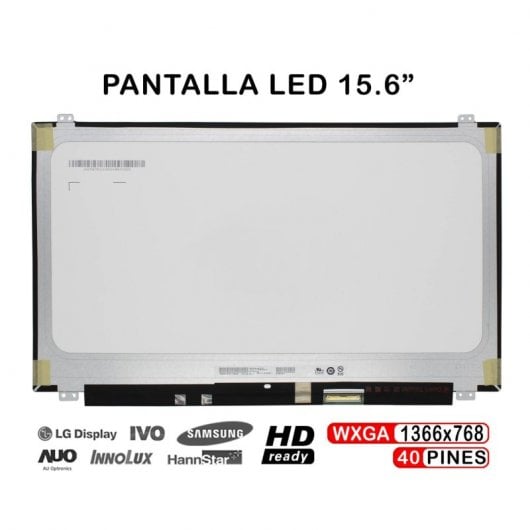 Pantalla Led De 15.6" Para Portátil B156xtn07.0 H/w:ha F/w:1