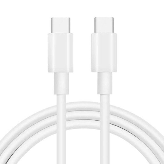 Cable USB-C Voltistar 1.80 m Carga Rápida 240W Chip E-Mark Blanco