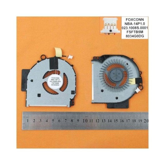 Ventilador CPU para portátil HP Pavilion X360 14-BA Series