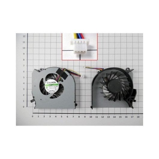 Ventilador CPU para portátil HP Envy DV6-7000 Series