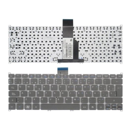 Teclado Portátil Acer Aspire S3 S5 V5 One Travelmate B1 Gris