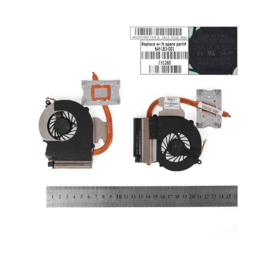 Laptop-Lüfter mit Kühlkörper für HP Compaq Presario Cq43 Dfs551005m30t 646181-001 (4200431)