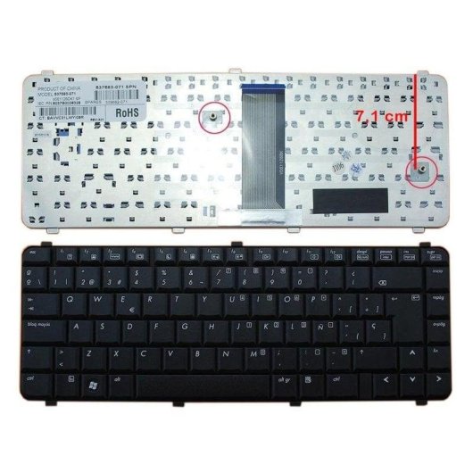 Teclado Portátil HP Compaq 510 511 515 516 610 615