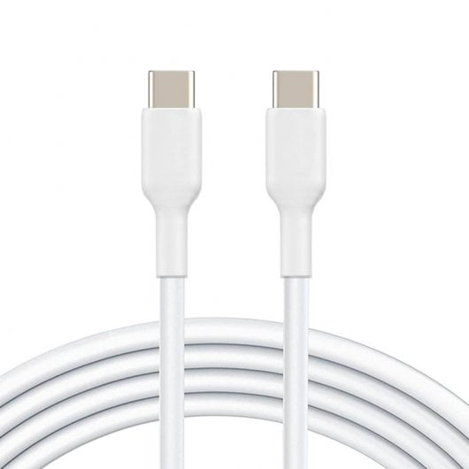 Cable USB-C Carga Rápida de 87W 1.80m Blanco