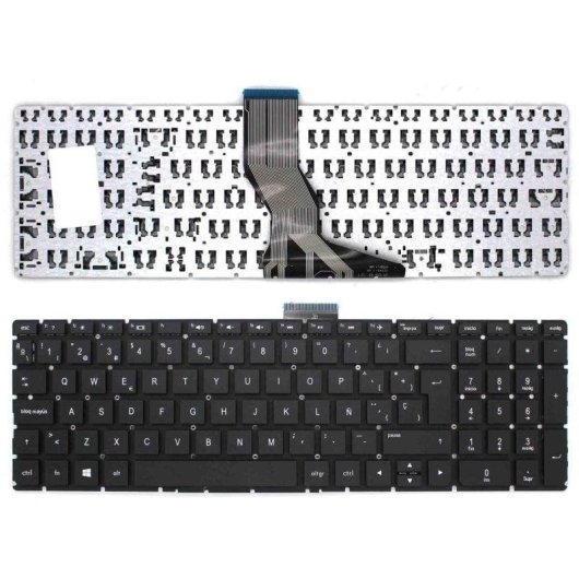 Teclado Portátil HP 15Q-BD 17G-BR 250 G6 255 G6 Teclas Esquinas Redondas
