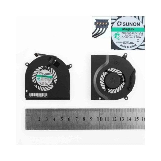Ventilador CPU para Portátil Apple MacBook Pro A1278 13" Unibody