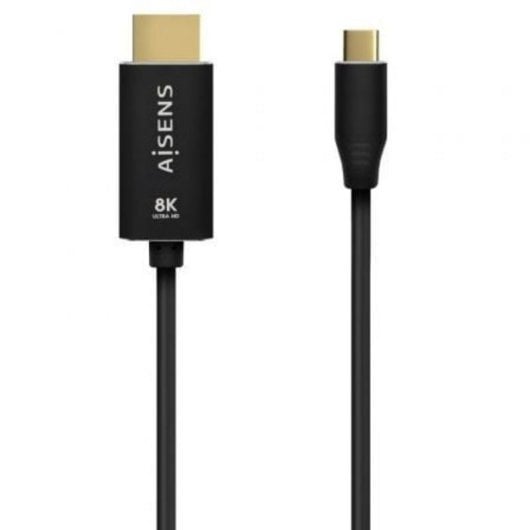 Cavo Aisens USB-C a HDMI 2.1 8K 2 m Nero