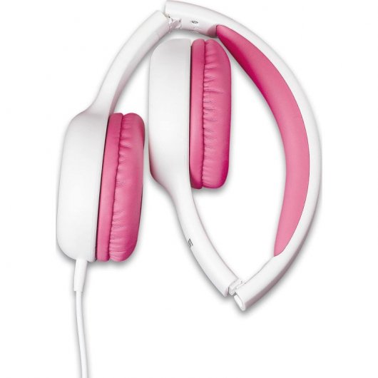 Lenco HP-010PK Auriculares con Cable para Niños Rosa
