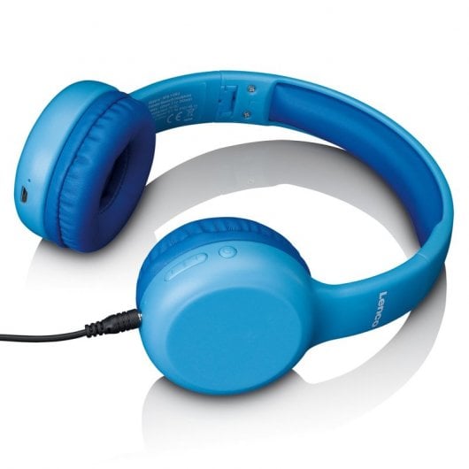 Lenco HPB-110BU Auscultadores Sem Fios Bluetooth para Crianças Azul