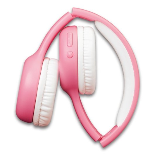 Lenco HPB-110PK Auriculares Inalámbricos Bluetooth para Niños Rosa