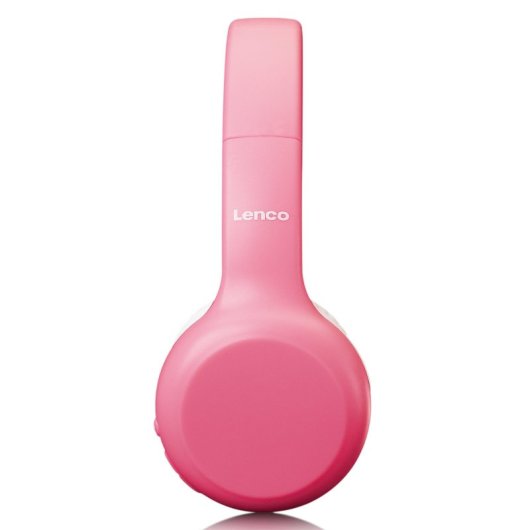 Lenco HPB-110PK Auriculares Inalámbricos Bluetooth para Niños Rosa