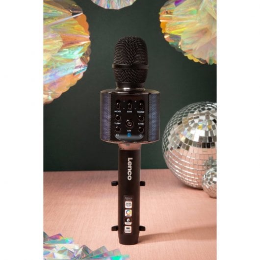 Lenco BMC-090 Micrófono para karaoke Negro