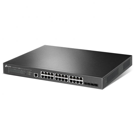 TP-Link TL-SG3428XPP-M2 switch di rete Gestito L2+ 2.5G Ethernet (100/1000/2500) Supporto Power over Ethernet (PoE) 1U Nero