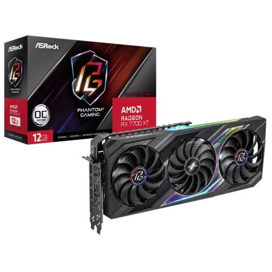AsRock Phantom Gaming AMD Radeon RX 7700 XT OC édition 12 Go GDDR6